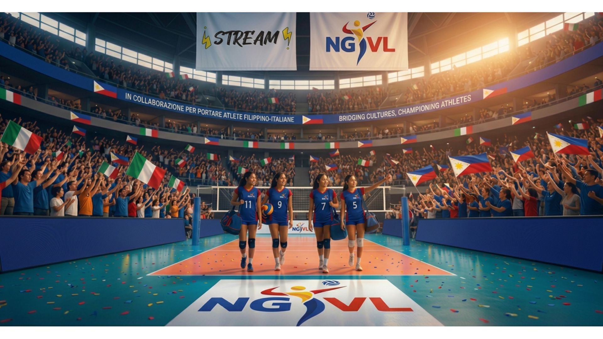 Team Bayani Italy at the NGVL